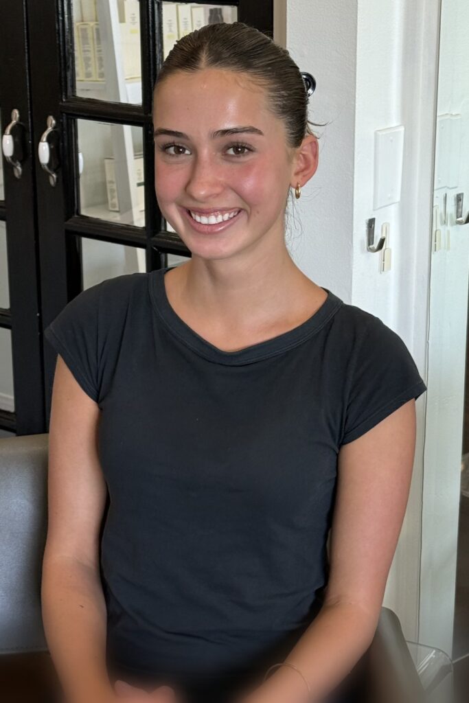 Sophia Symmons, hairstylist at Brambila Salon in Santa Monica